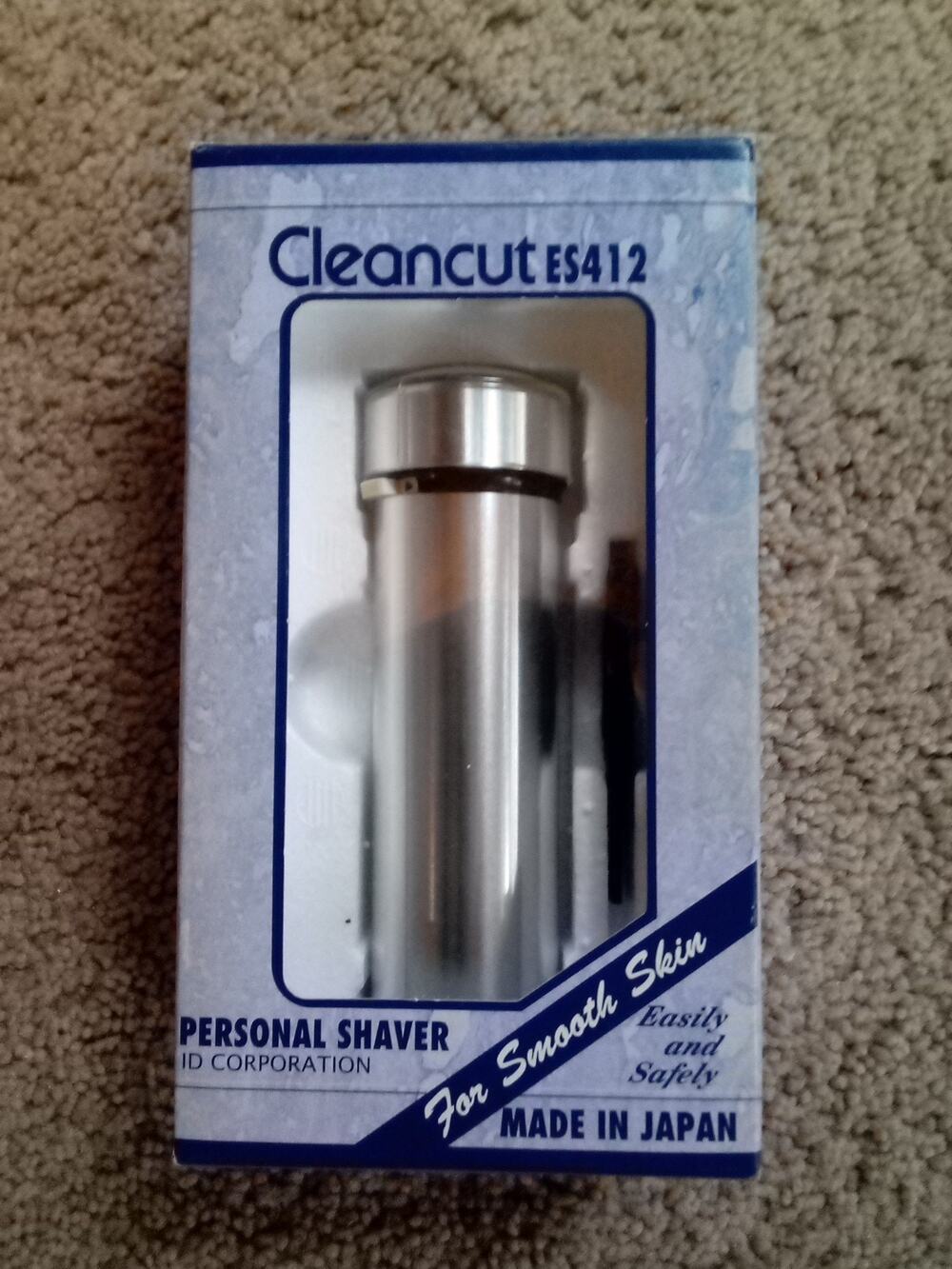 NIB Cleancut ES412 Personal Shaver Battery Operated,